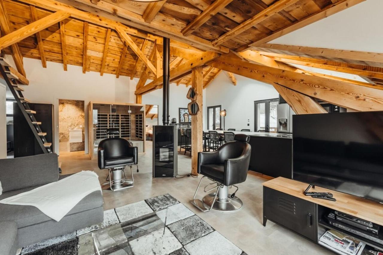 Luxurious 3-Bedroom Flat With Sauna And Garage Chamonix Exterior foto