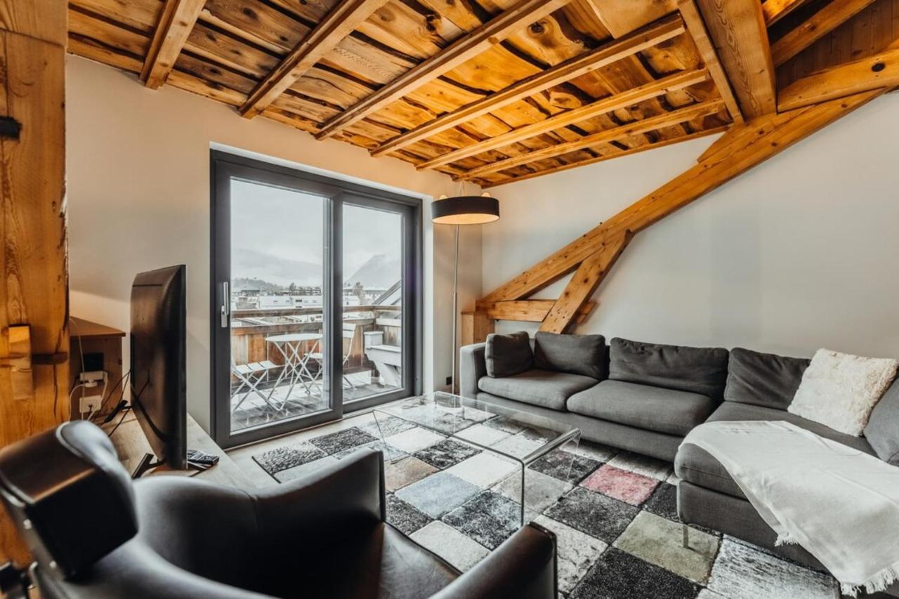 Luxurious 3-Bedroom Flat With Sauna And Garage Chamonix Exterior foto